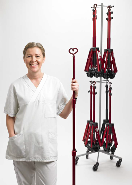 圖片 SJÖBLOMS Violetta 可摺合輸液架